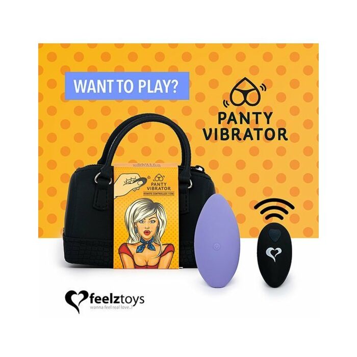 Feelztoys - Panty Vibe ferngesteuerter Vibrator - lila