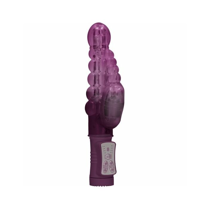 Rotierender Perlenblasenvibrator - lila