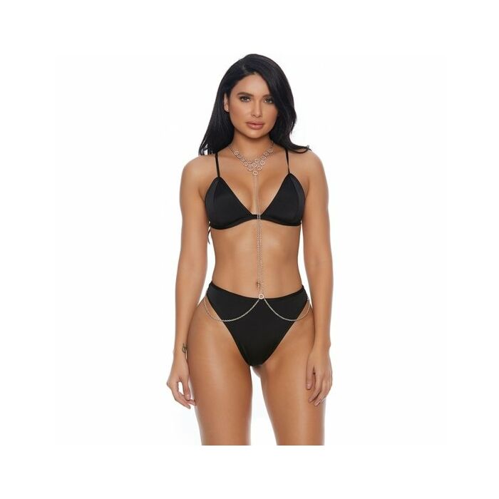 Ruf mich an Bodychain Silber