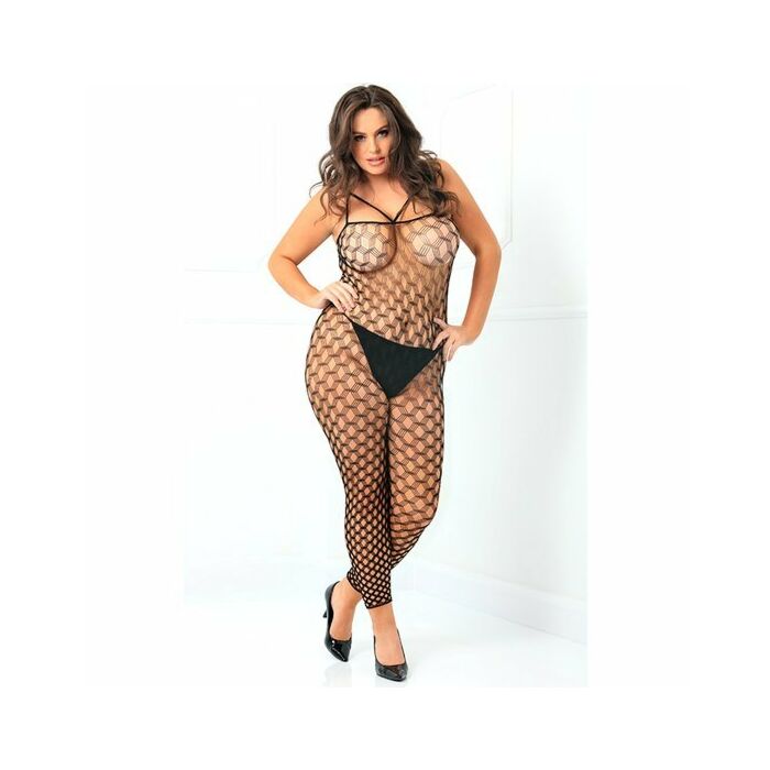 Grobe diamantlose Bodystocking