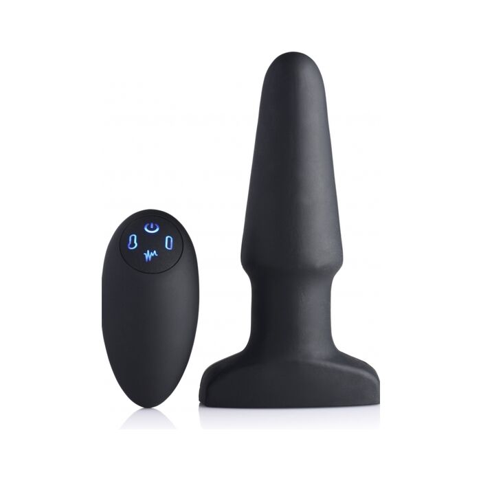 Aufblasbarer Silikon-Analplug mit 10x Vibrator