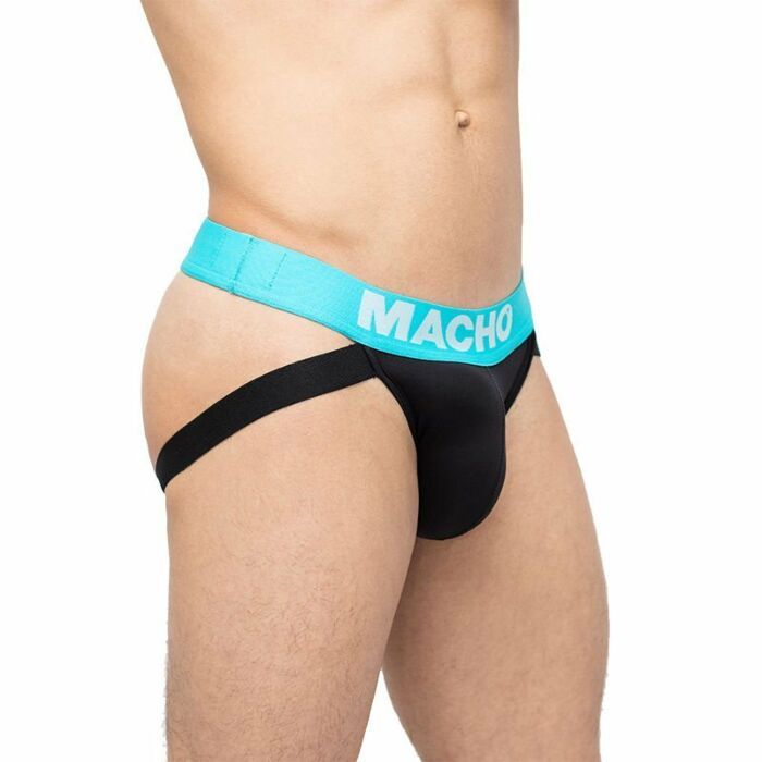 Männlich - mx200a schwarzer und blauer Jockstrap s