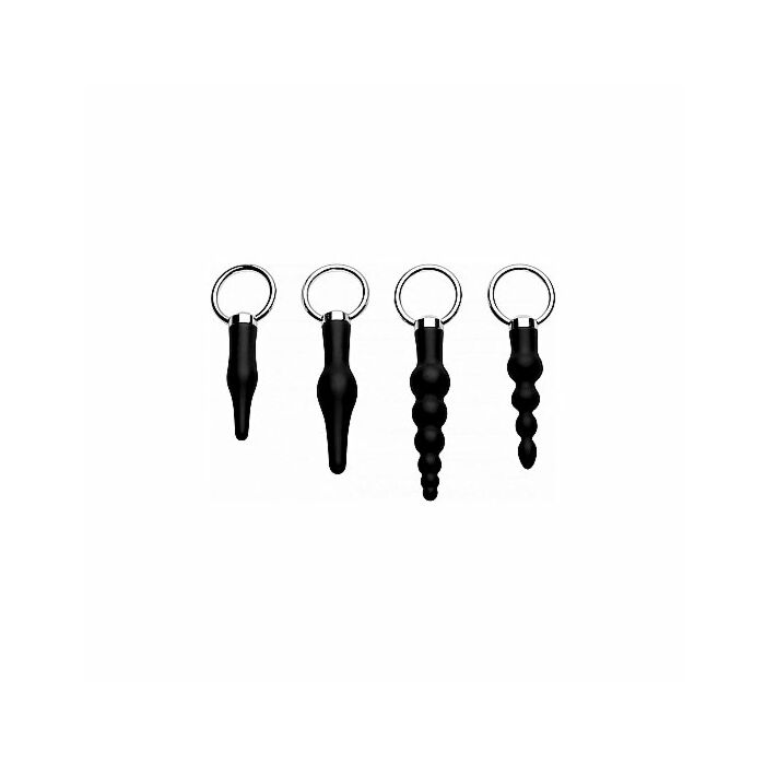 4-teiliges Silikon-Kit mit Anal-Rimmer