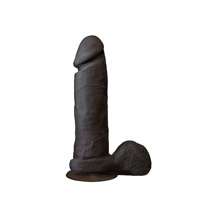 Die realistische Penis realistico UR3 schwarz 21cm