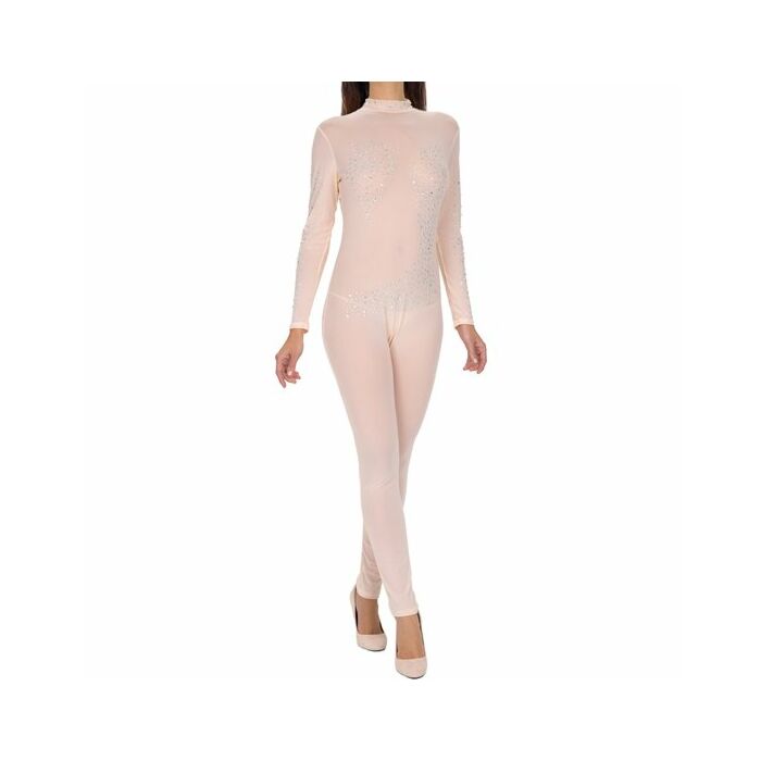 Weißer Strassoverall