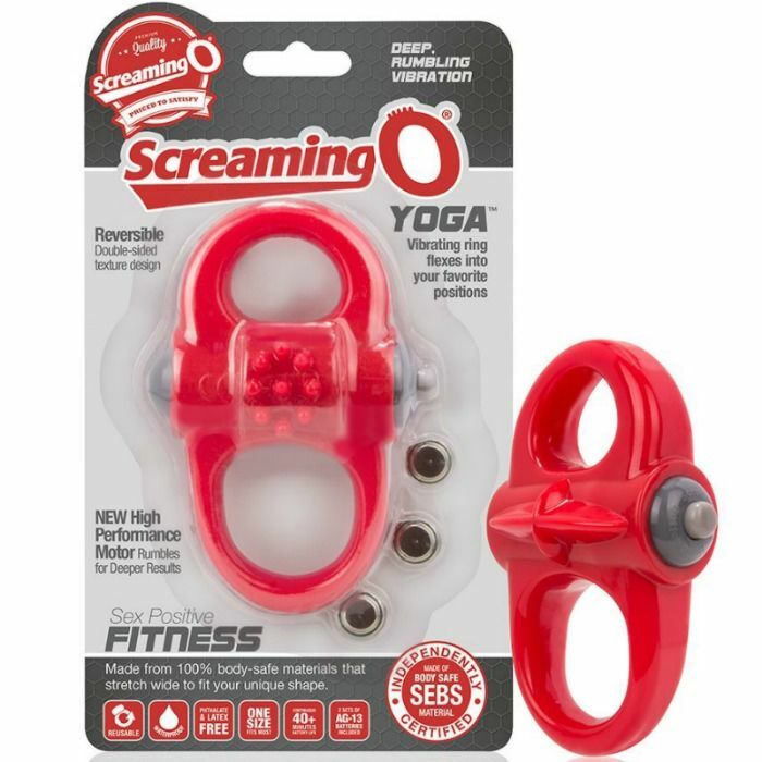 Schreien o vibrierender Ring Yoga rot