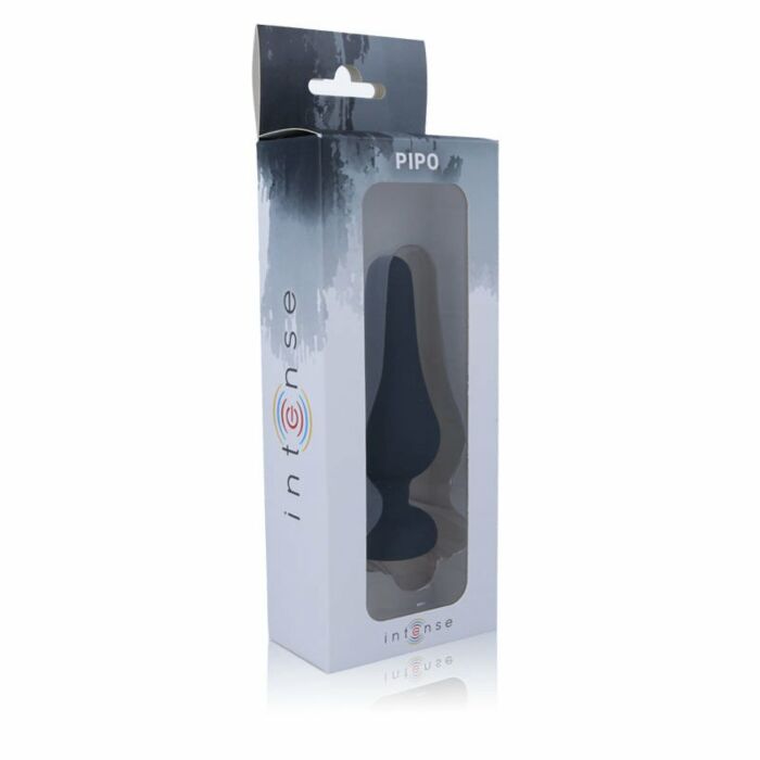 Intensiver Anal Plug Pipo L Silikon schwarz 13,5 cm