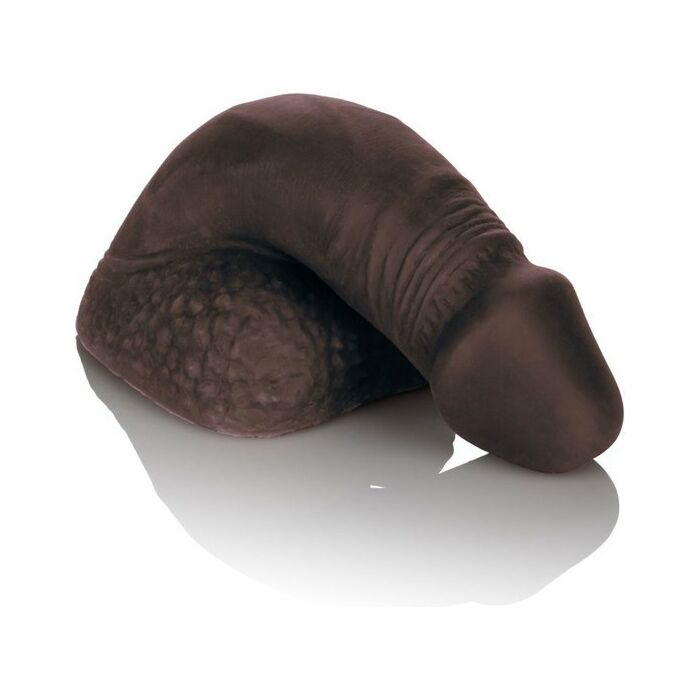 5 Zoll Silikon Pack Penis - schwarz