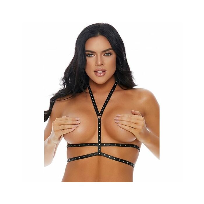 One Night Stud Harness Silber