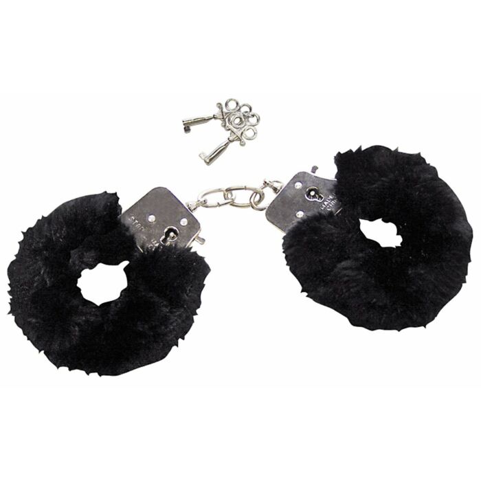 Black Love Cuffs Handschellen Handschellen