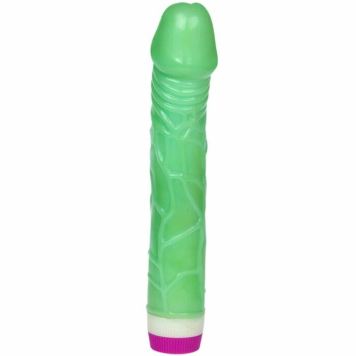 Wellen des Vergnügens Vibrator grün 23 cm