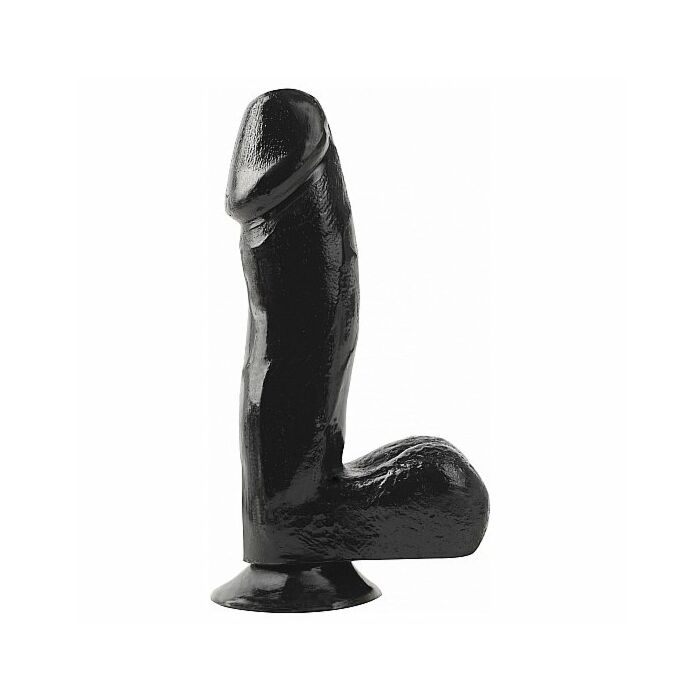 Basix Gelatine Penis Saugen schwarz 16 cm