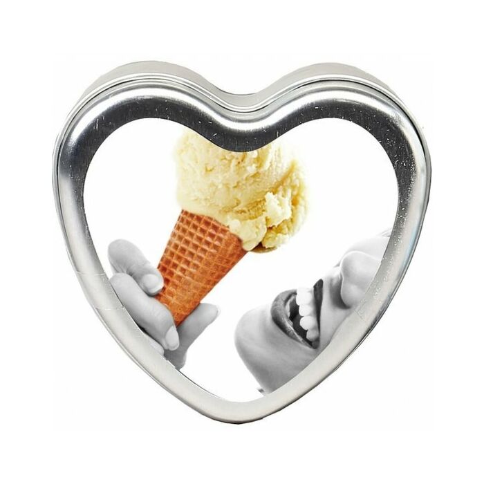 Erdkörper Vanille essbare Massage Kerze