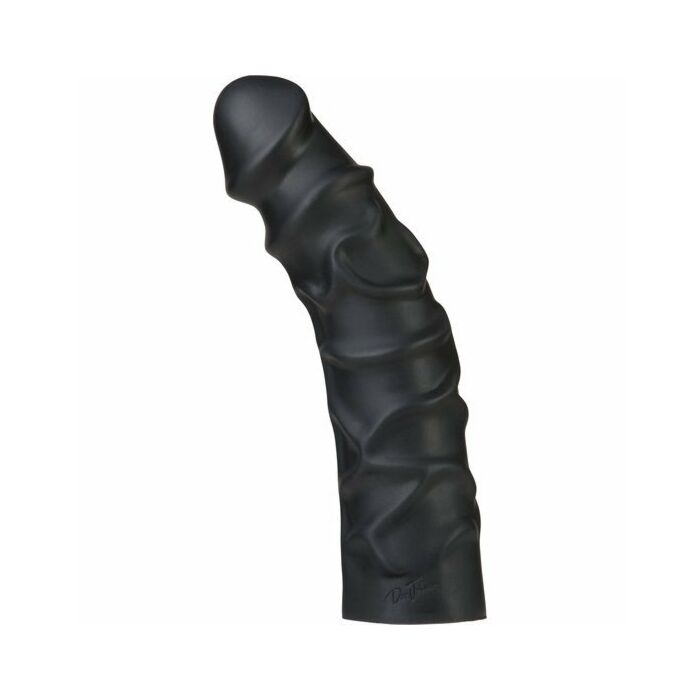 Die rasende - realstico Silikon Penis schwarz 20 cm