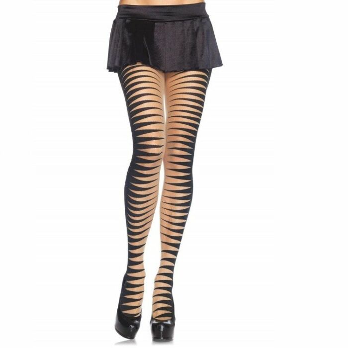 Leg Avenue Strumpf bicolor gestreiften Zirkus