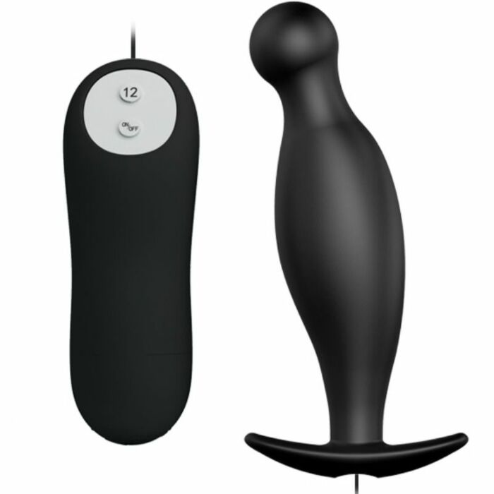 Pretty Love Bottom - Silikon Anal Plug zusätzliche Stimulation 12 Geschwindigkeiten Fernbedienung
