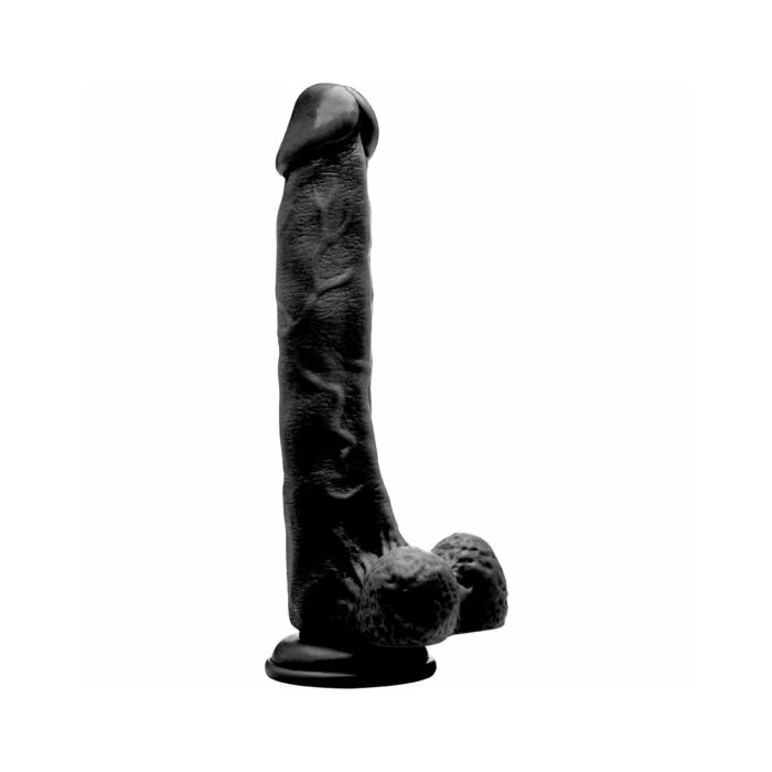 Echt Rock 018 100 realistischer Dildo 27 cm schwarz