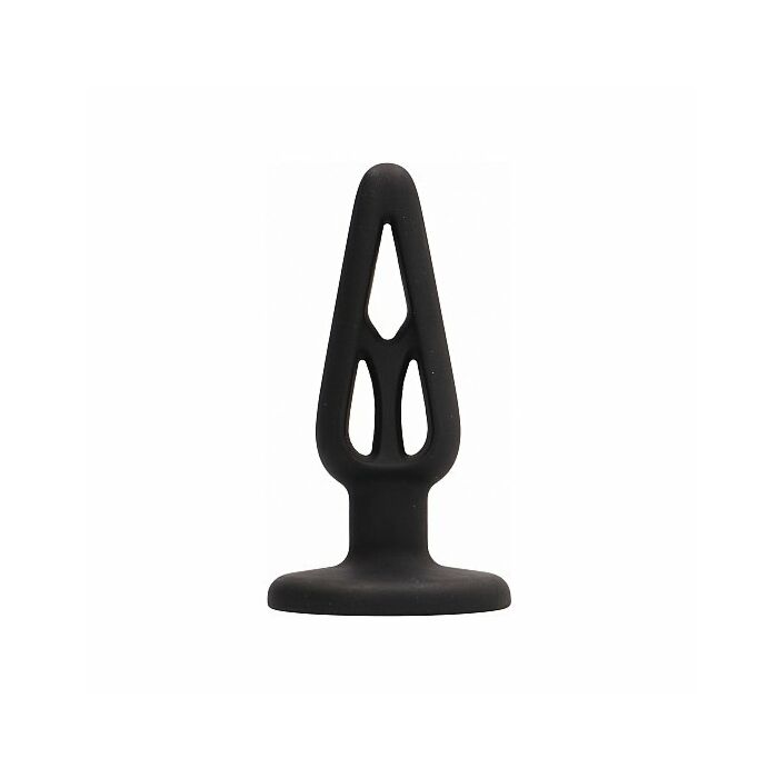 Plug & Play - hohl 2 Butt Plug 10 cm - schwarz