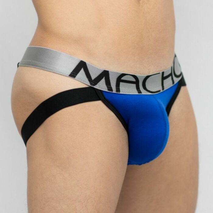 Männlich - mx132 blauer Jockstrap Größe l