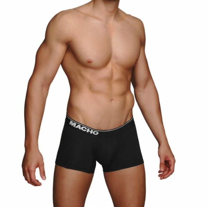 Männlich - mc086 mittelschwarzer Boxer Größe s