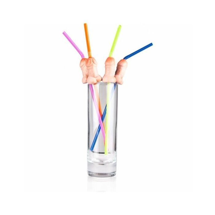 Sexy Penis-förmigen Strohhalme (1 Stück)