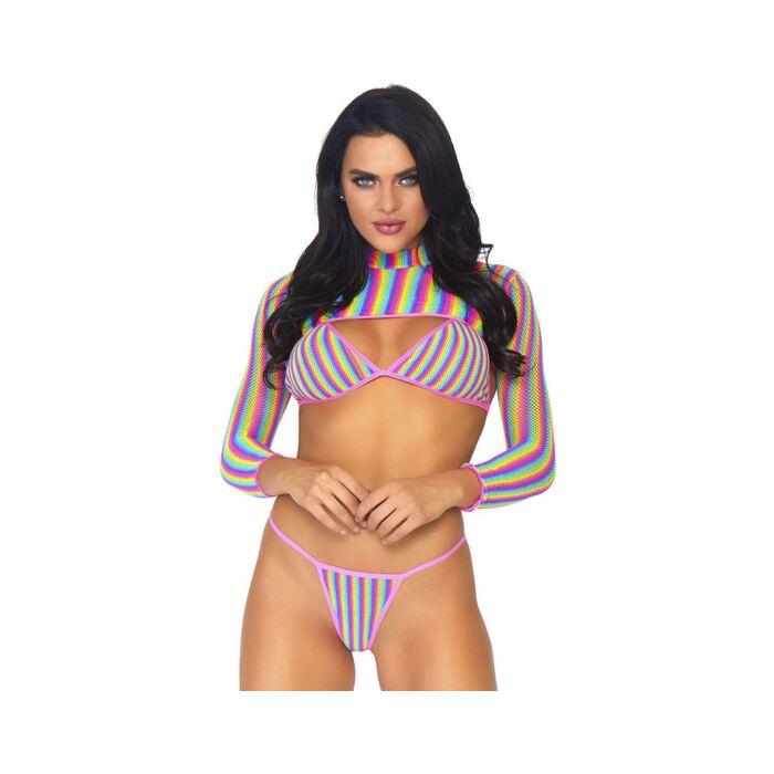 Set 3 Stück Netz - Regenbogen