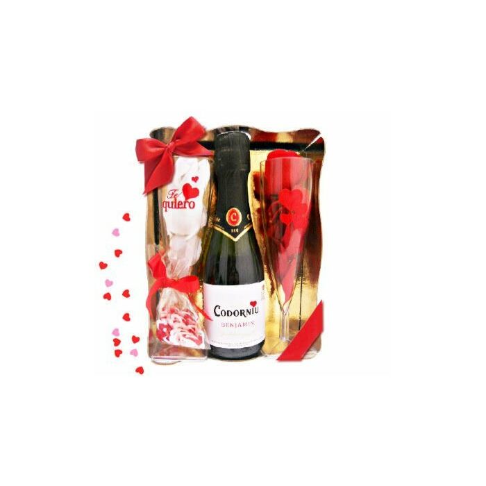 Kit erã "tico inedit cava ich liebe dich (Herzen Konfetti)