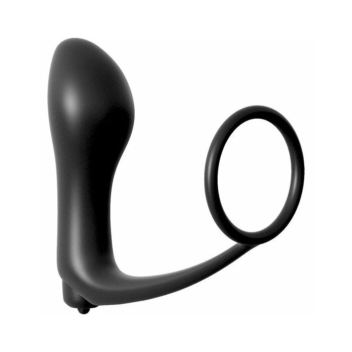 Plugs Vibration Analring für schwarz Penis