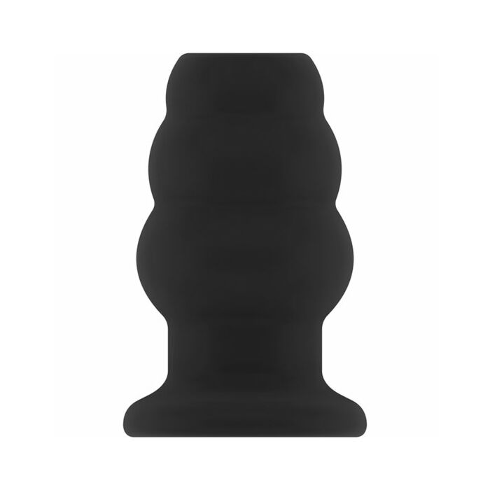 Nr.49 - kleiner hohler Tunnelstoßstopfen - 3 Zoll - schwarz