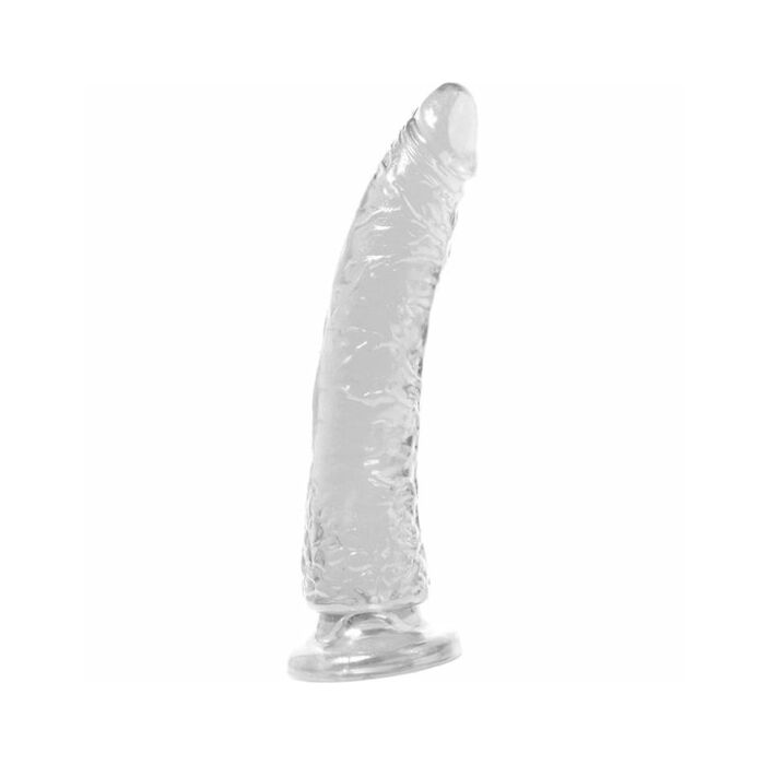 Basix Gelatine Penis schlank 19 cm transparent