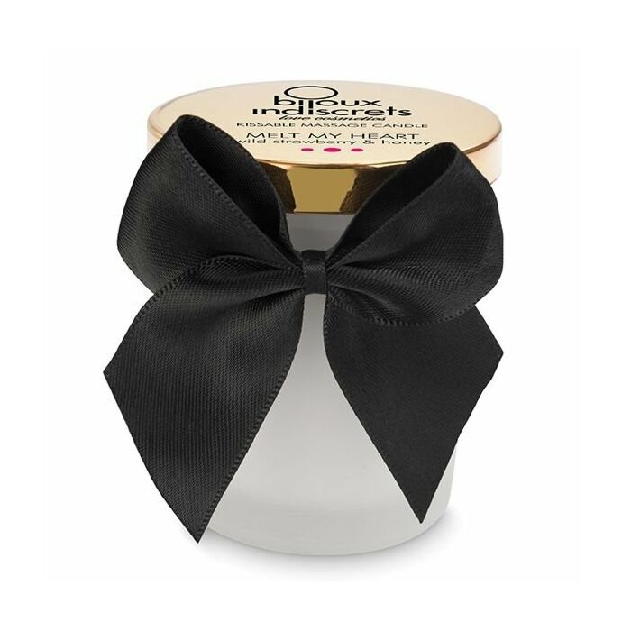 Schmelze mein Herz Bijoux Kerze Massage Walderdbeere