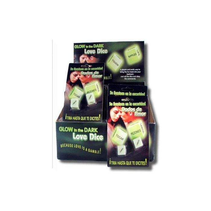Phosphoreszierende Paar Würfel
