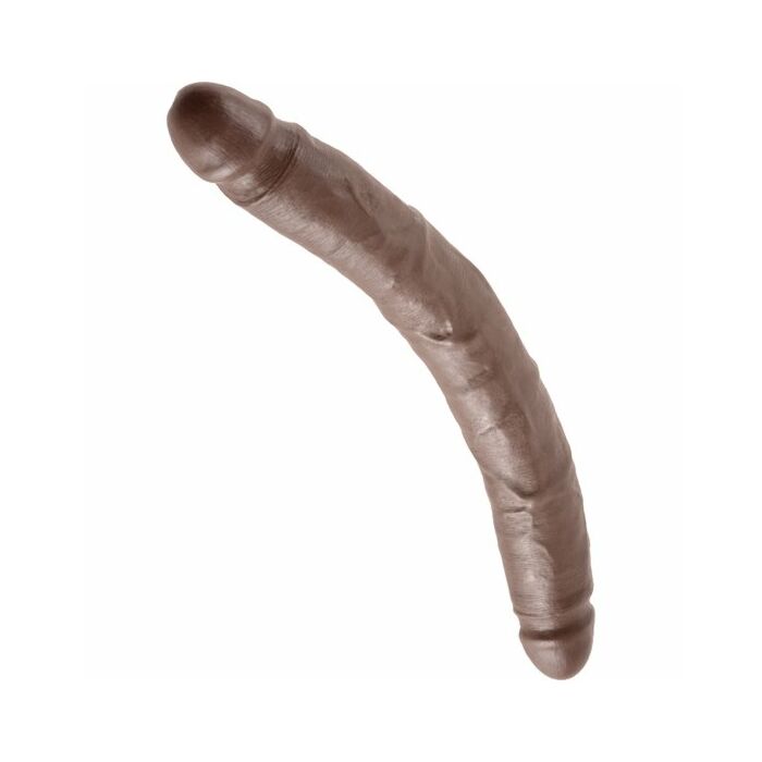 König Dildo Schwanz Doppel braun 30 cm