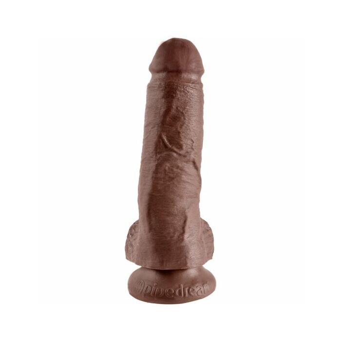 König Hahn 8 'realistische Penis braun 20,3 cm