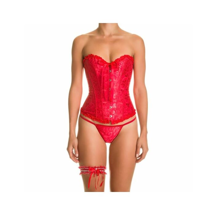 Korsett Michelle Rojo