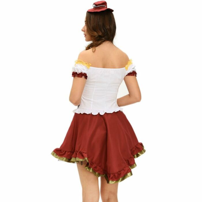 Königin Kostüm Oktoberfest Set 2 Stück Talla m