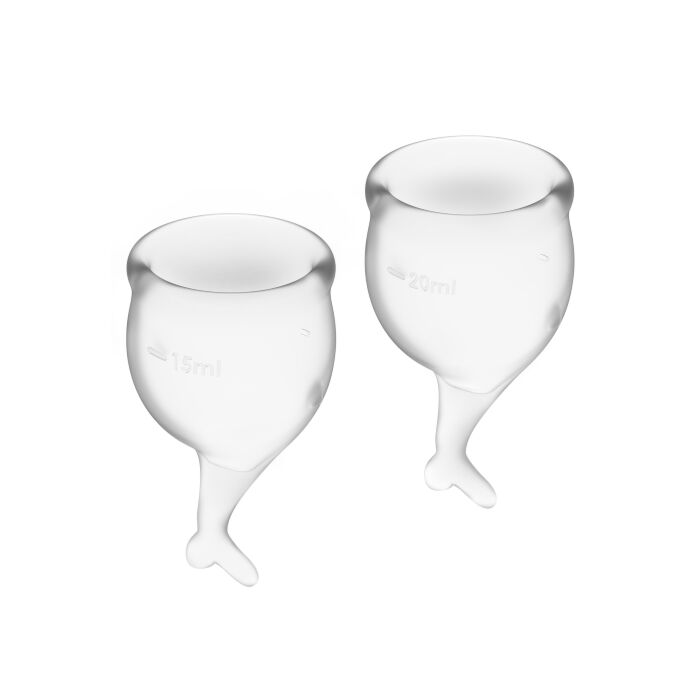 Satisfyer fühlen sich sicher Kit Copa Menstruation Transparente 15 + 20ml