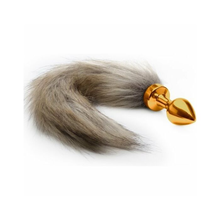Ouch analplug Gold foxtail 75cm