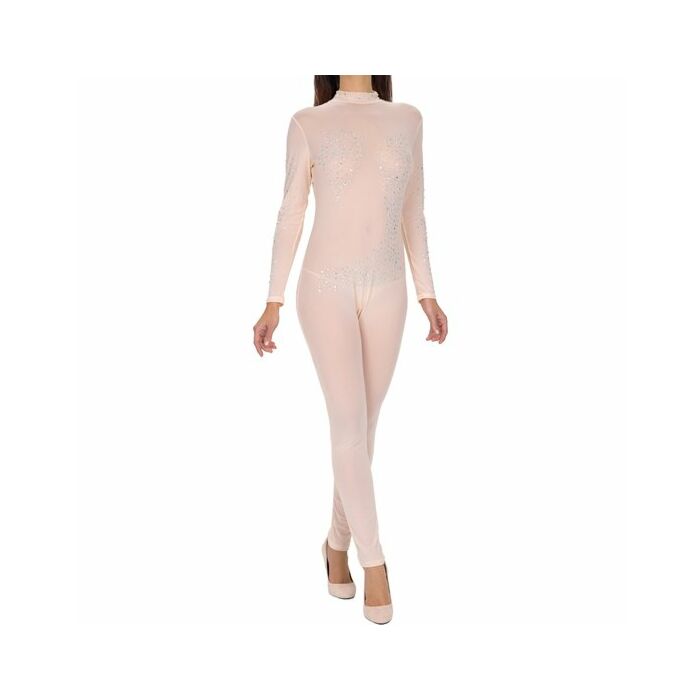 Weißer Strassoverall