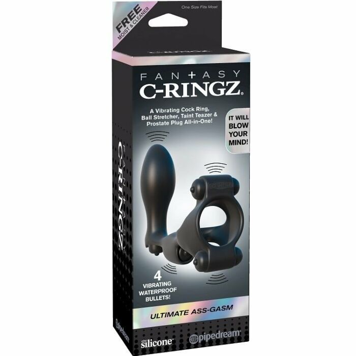 Fantasie c-ringz Doppelsilikonring mit Stecker