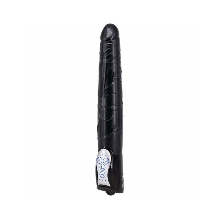 Long John - realistischer Schubvibrator - schwarz