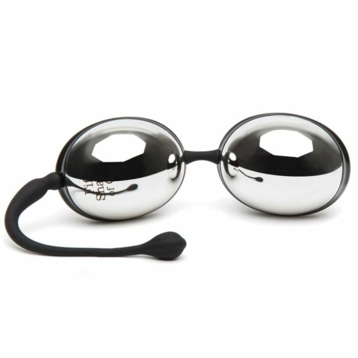 Fünfzig Grautöne silberne Wackelkugeln der inneren Göttin 67 gr