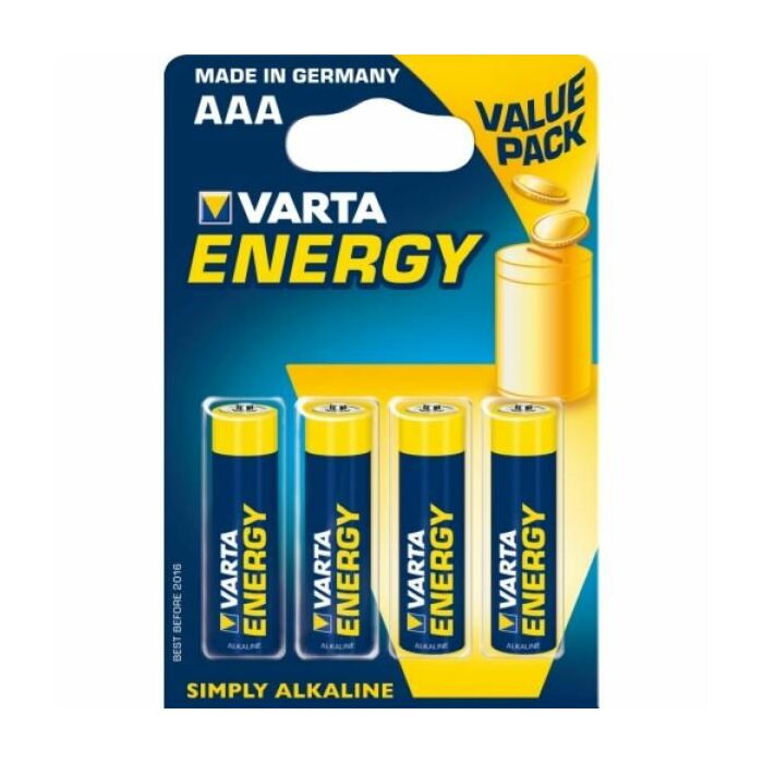 Varta Energiebatterie aaa lr03 4 Einheiten