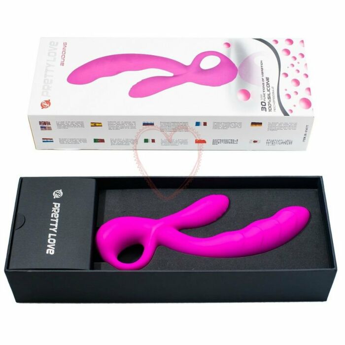 Hübsche lila aufkeimende Liebe Massage