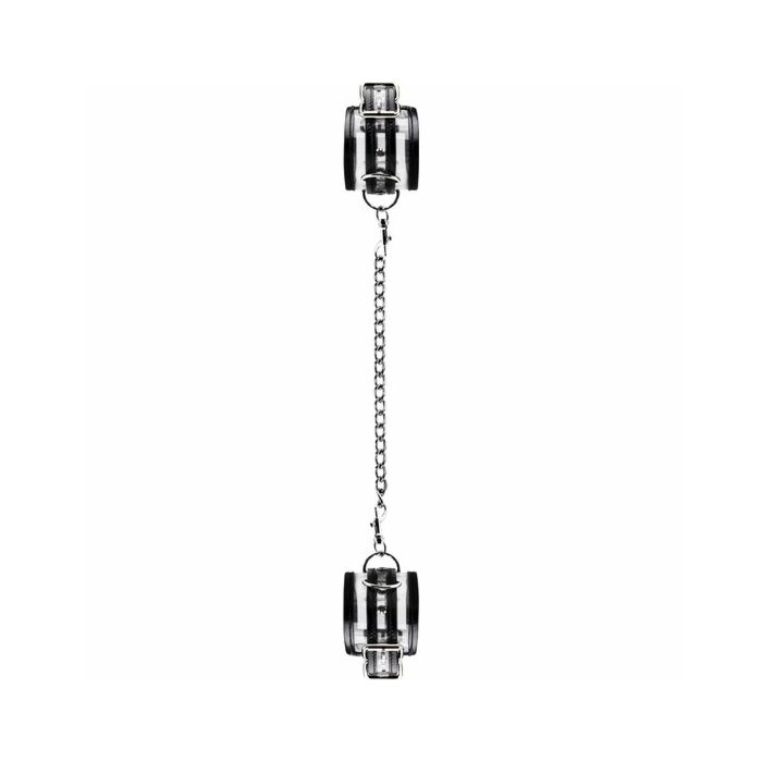 Bad Romance transluzent / schwarz Handschellen schließen