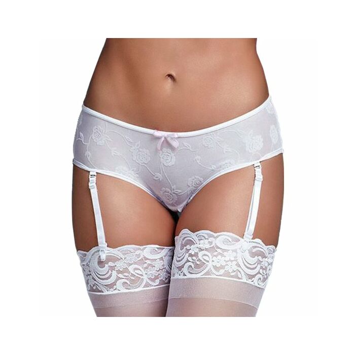 Weiße Farala-Hosenträger