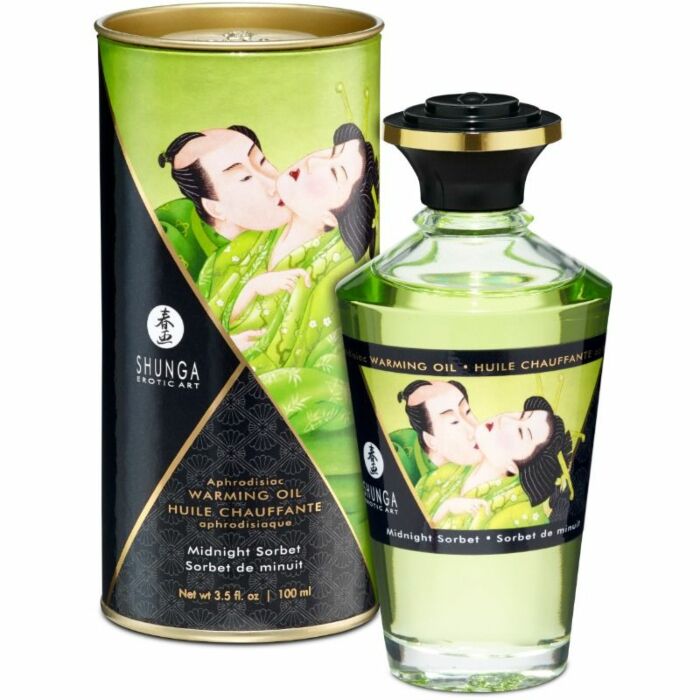 Shunga Aphrodisiakum wärmendes Öl Mitternachtssorbet 100 ml