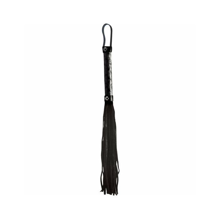 Sinful schwarz flogger Peitsche