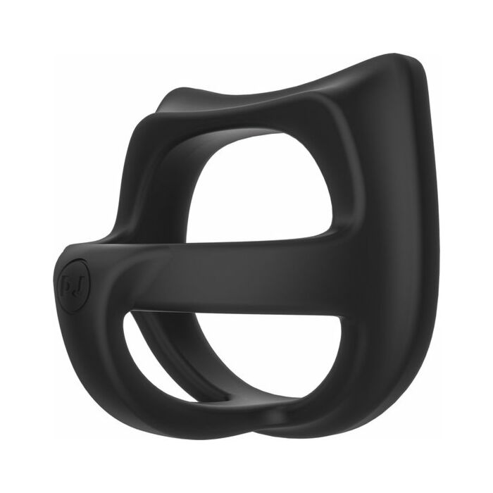 Cock Jock Silikon Splitter schwarz