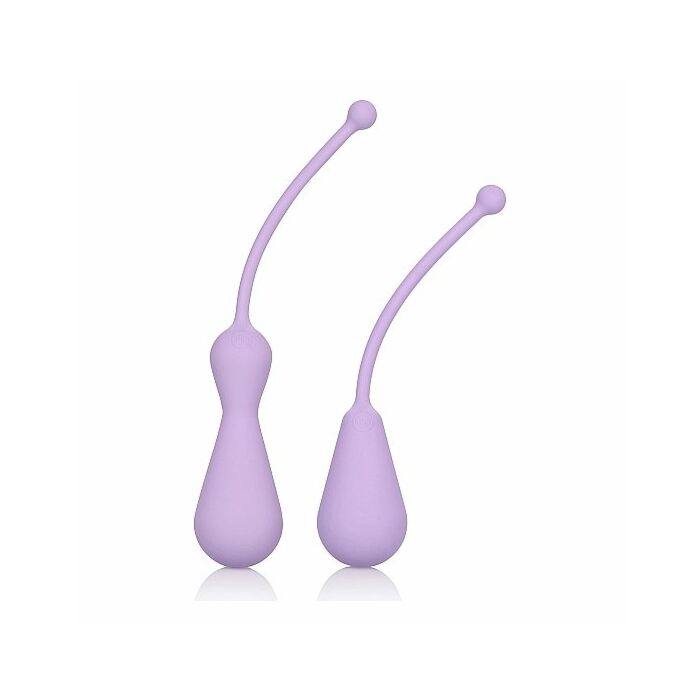 Kegel Set silikongewichtete Kegel-Trainingsgeräte - lila
